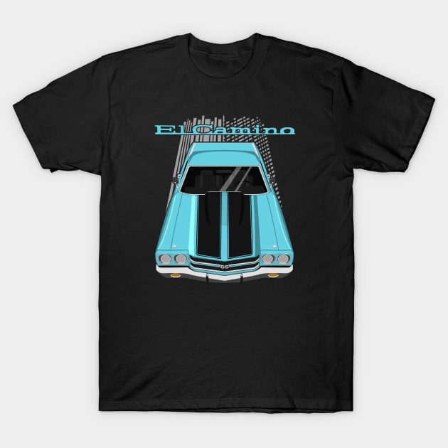 Chevrolet El Camino SS 1970 - turquoise T-Shirt by V8social